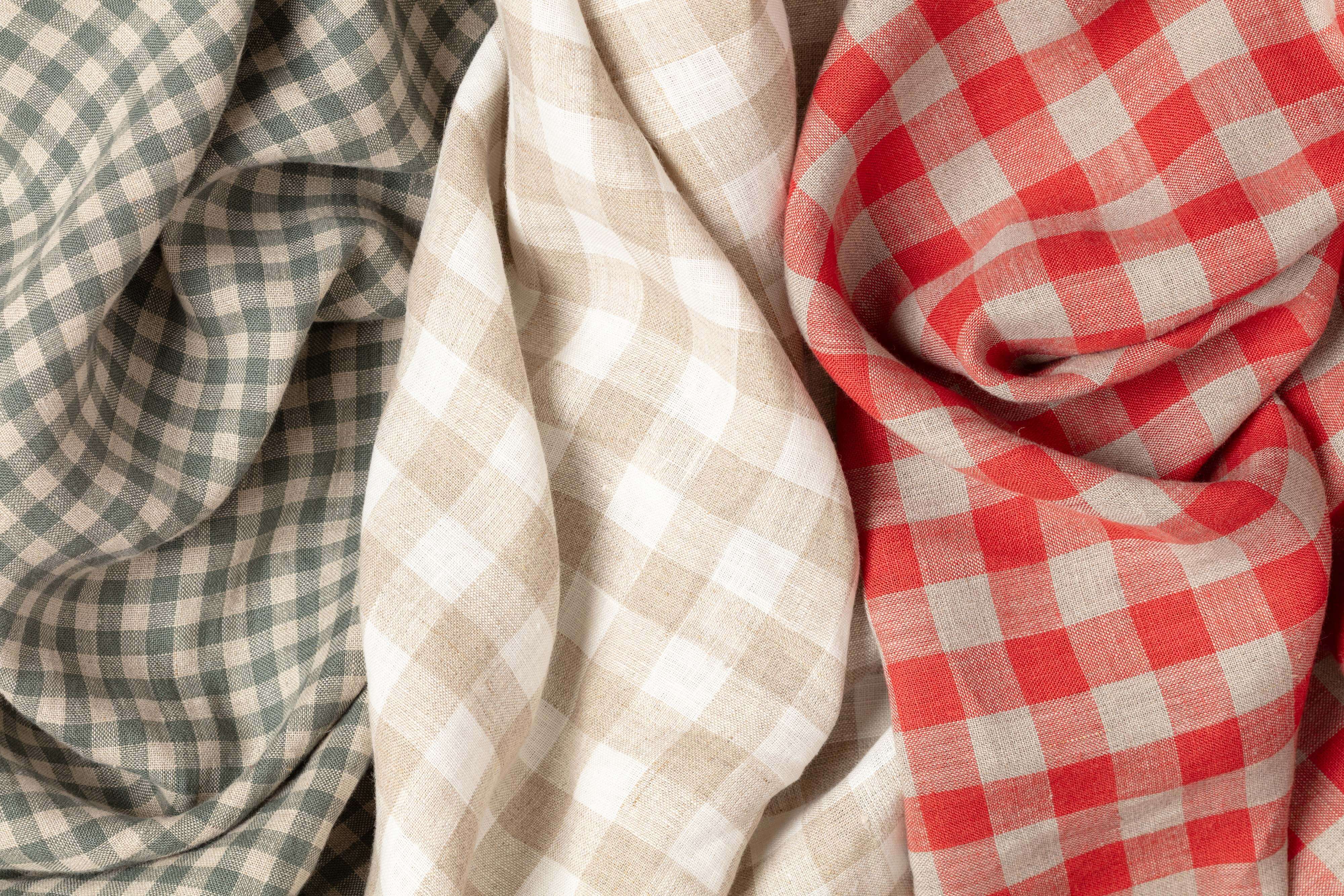 Checked Linen Fabrics