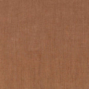 Cinnamon linen fabric, flat lay showing its natural weave, washed European flax