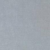 Dove Blue linen fabric, flat lay showing its natural weave, washed European flax