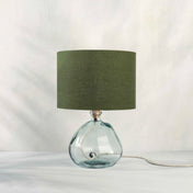 Avocado Green Linen Lampshade
