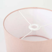 Blush Pink Linen Lampshade