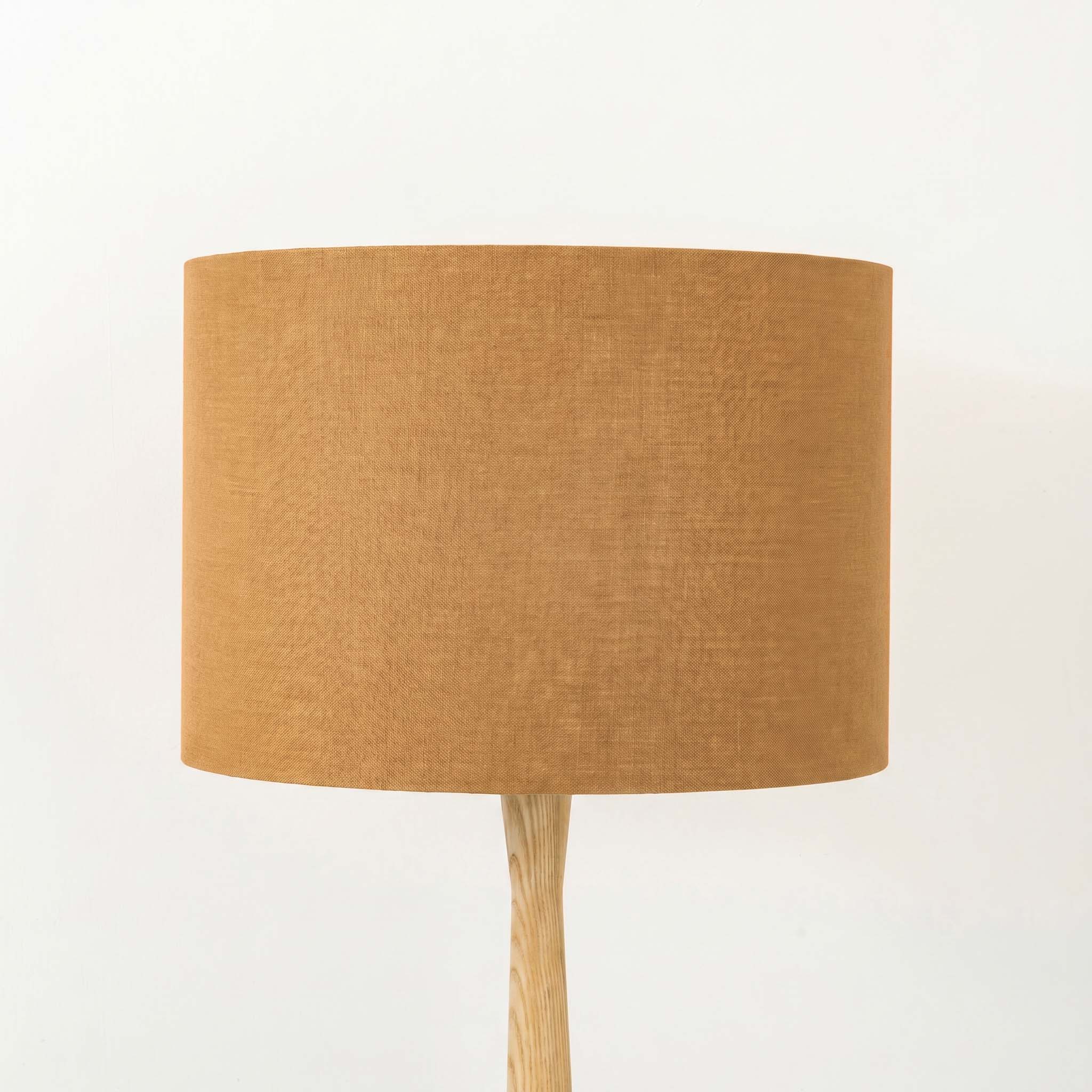 Caramel Linen Lampshade