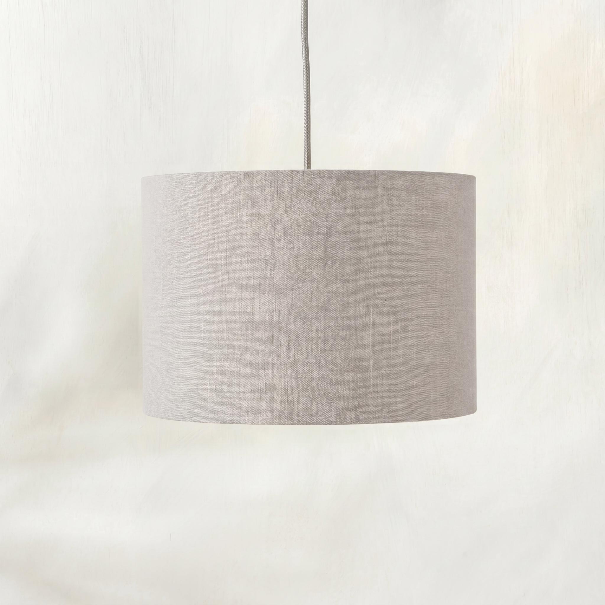 Coconut Milk Linen Lampshade