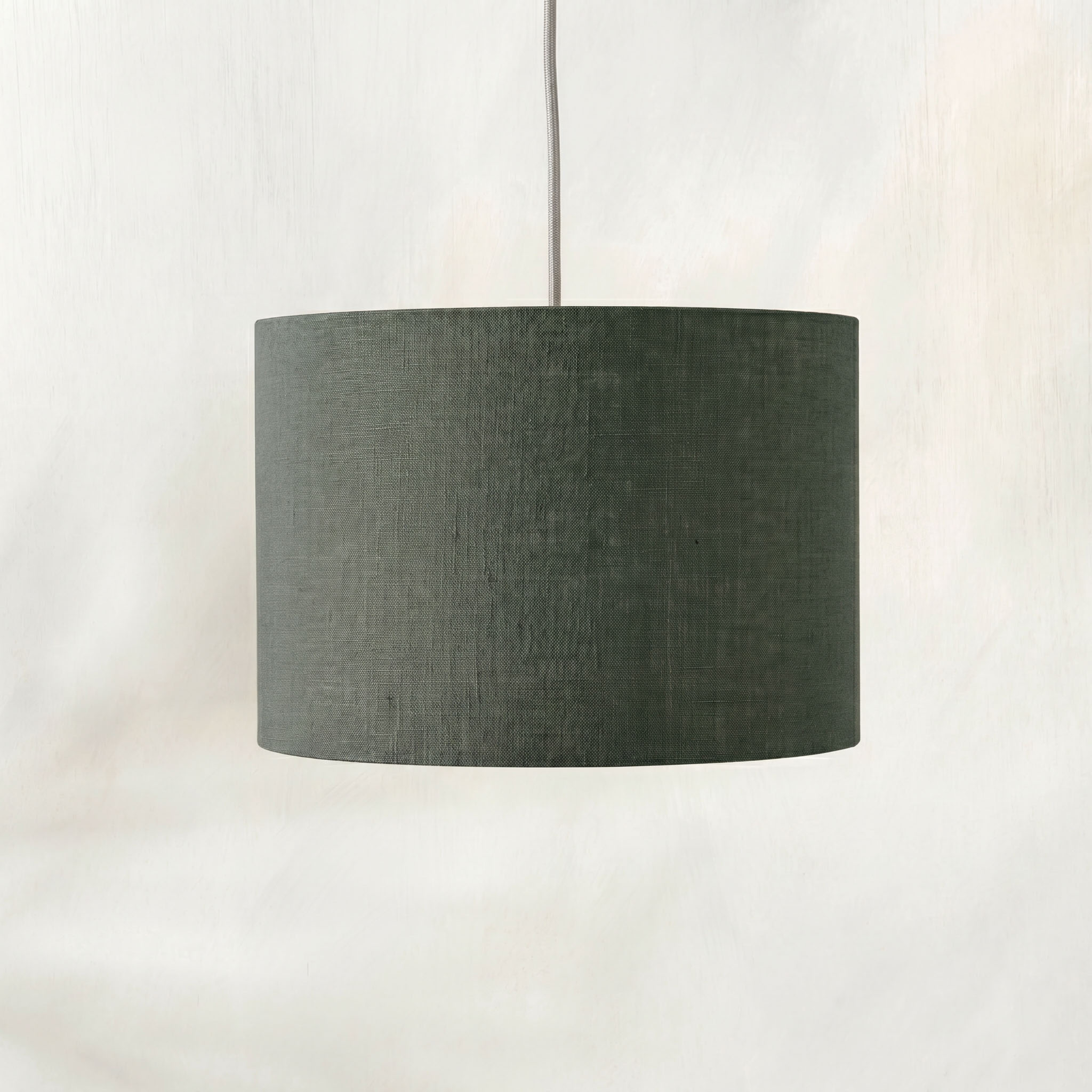 Dark Slate Green Linen Lampshade
