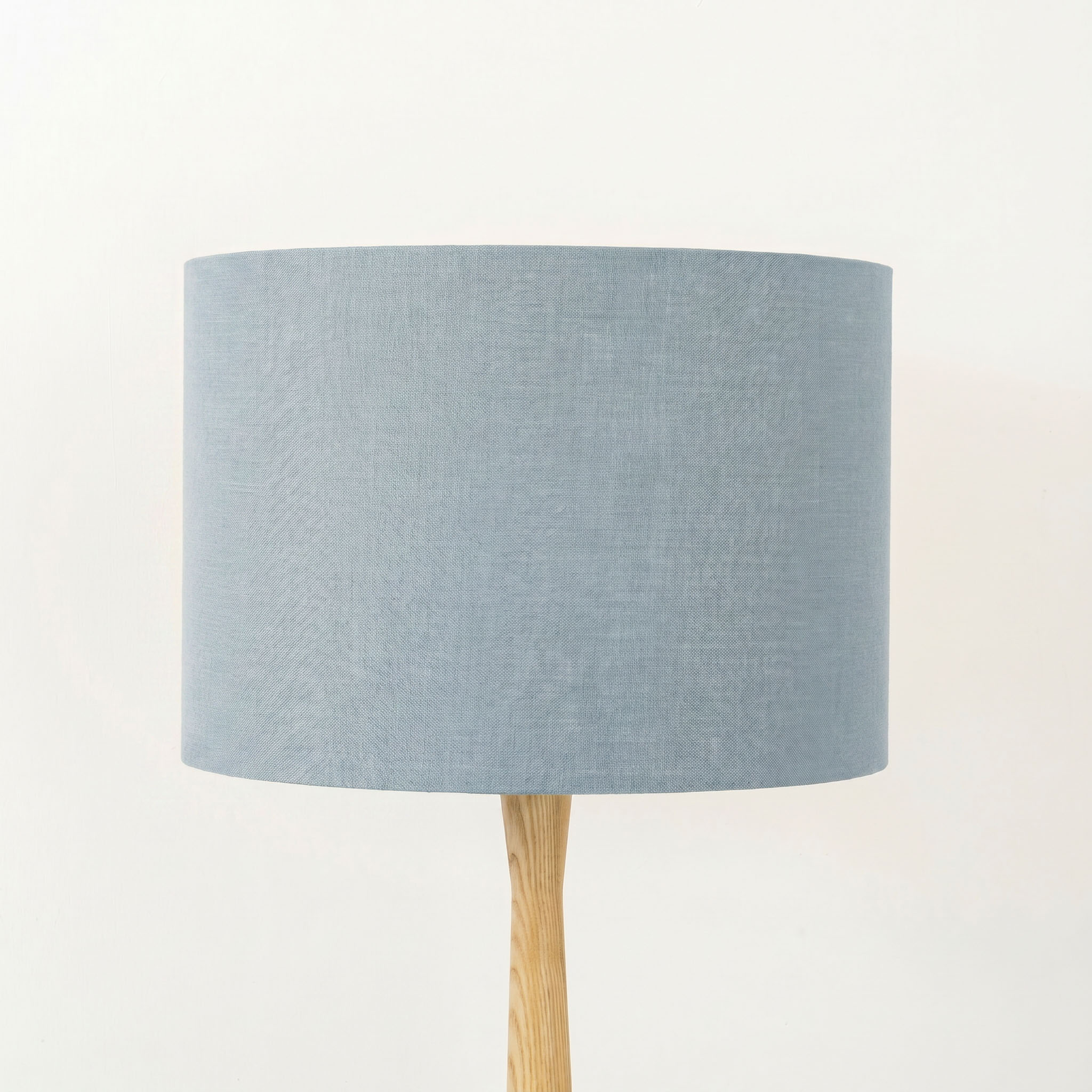 Dove Blue Linen Lampshade