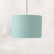 Dusty Turquoise Linen Lampshade