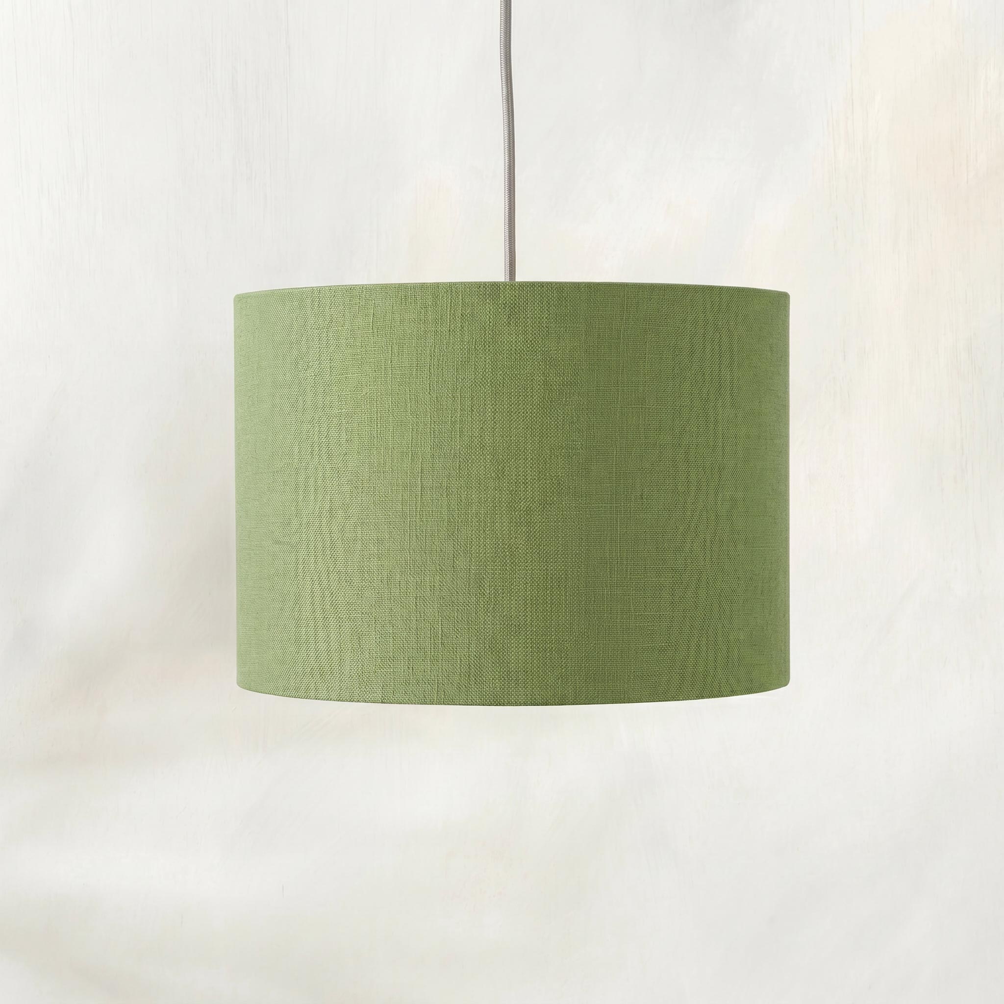 Fern Green Linen Lampshade
