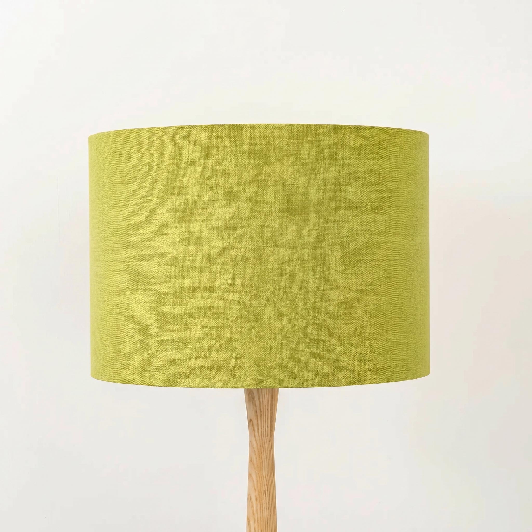 Lime Green Linen Lampshade