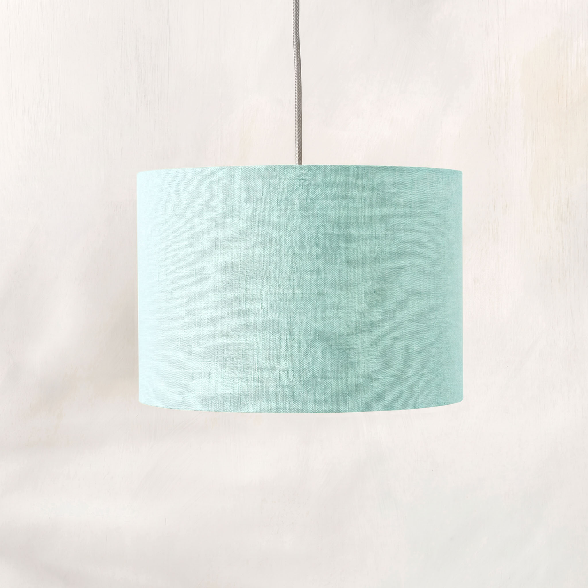 Pastel Mint Green Linen Lampshade