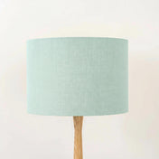 Pastel Mint Green Linen Lampshade