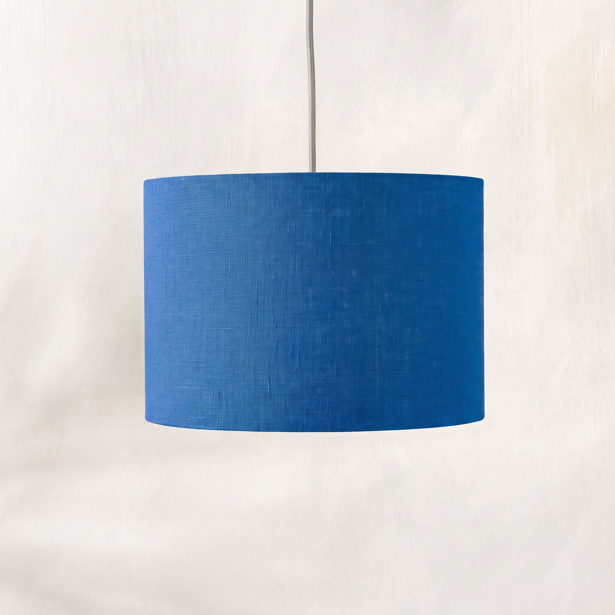 Sapphire Blue Linen Lampshade