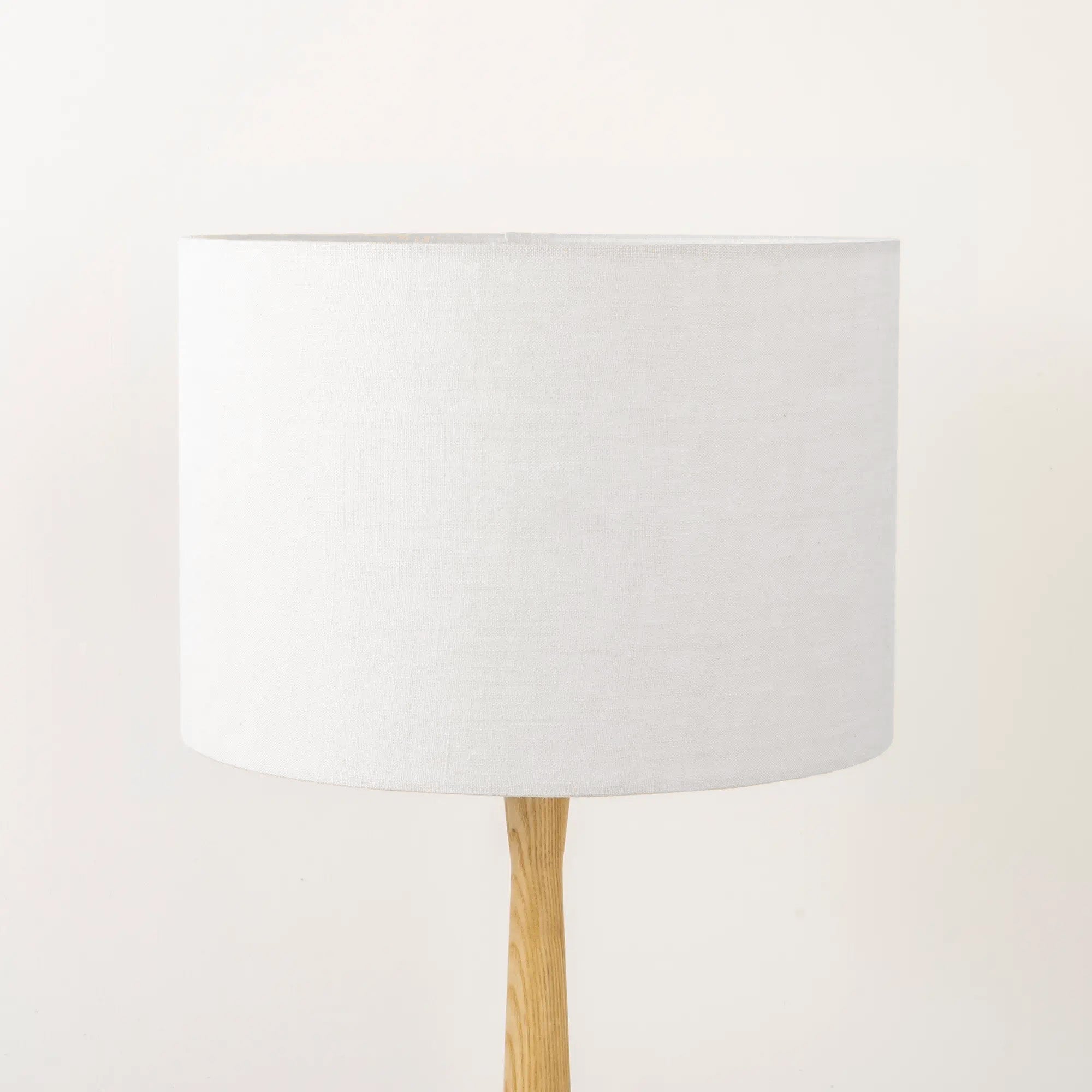 White Linen Lampshade