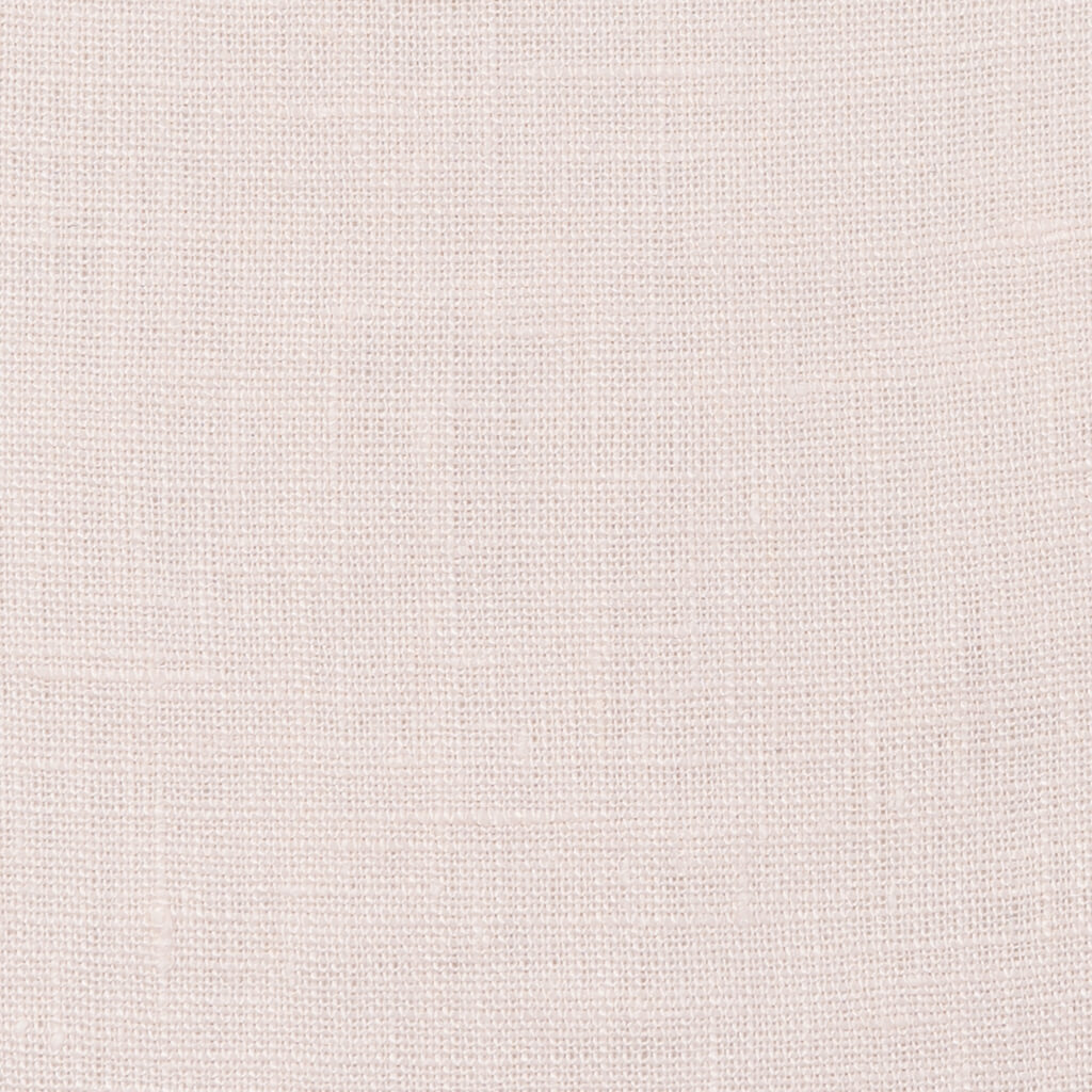 Pale Pink linen fabric, flat lay showing its natural weave, washed European flax