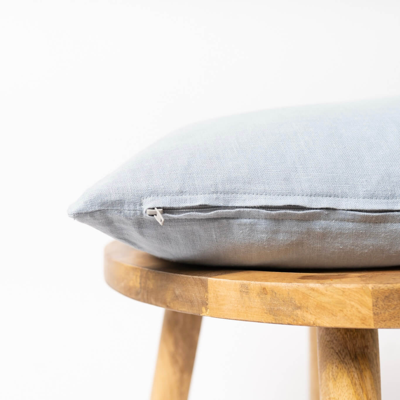 Glacier Blue Linen Cushion Cover
